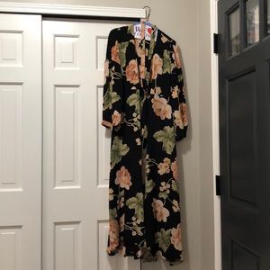 Christy Dawn Bergen Wrap Dress ( Noir)